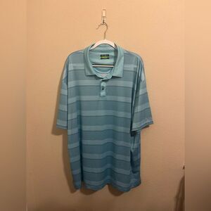 Hogan Light Blue Striped Polo Shirt